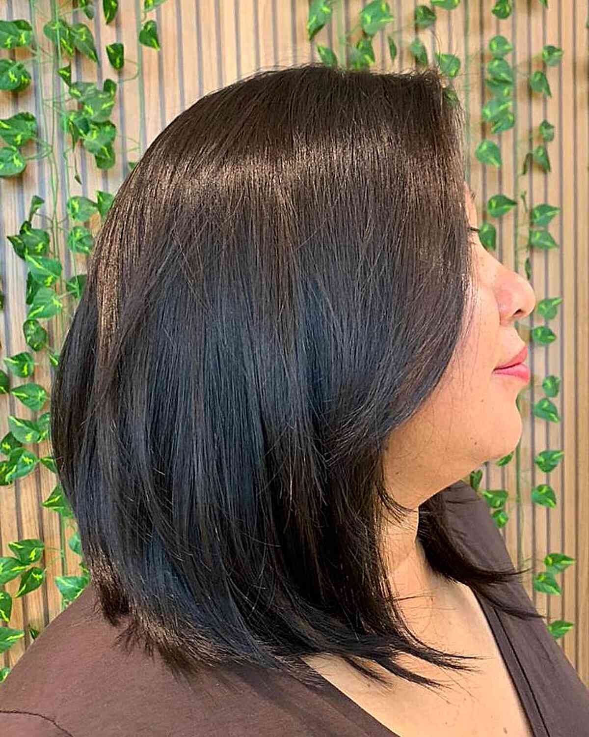 Sleek Long Bob with Subtle Layers