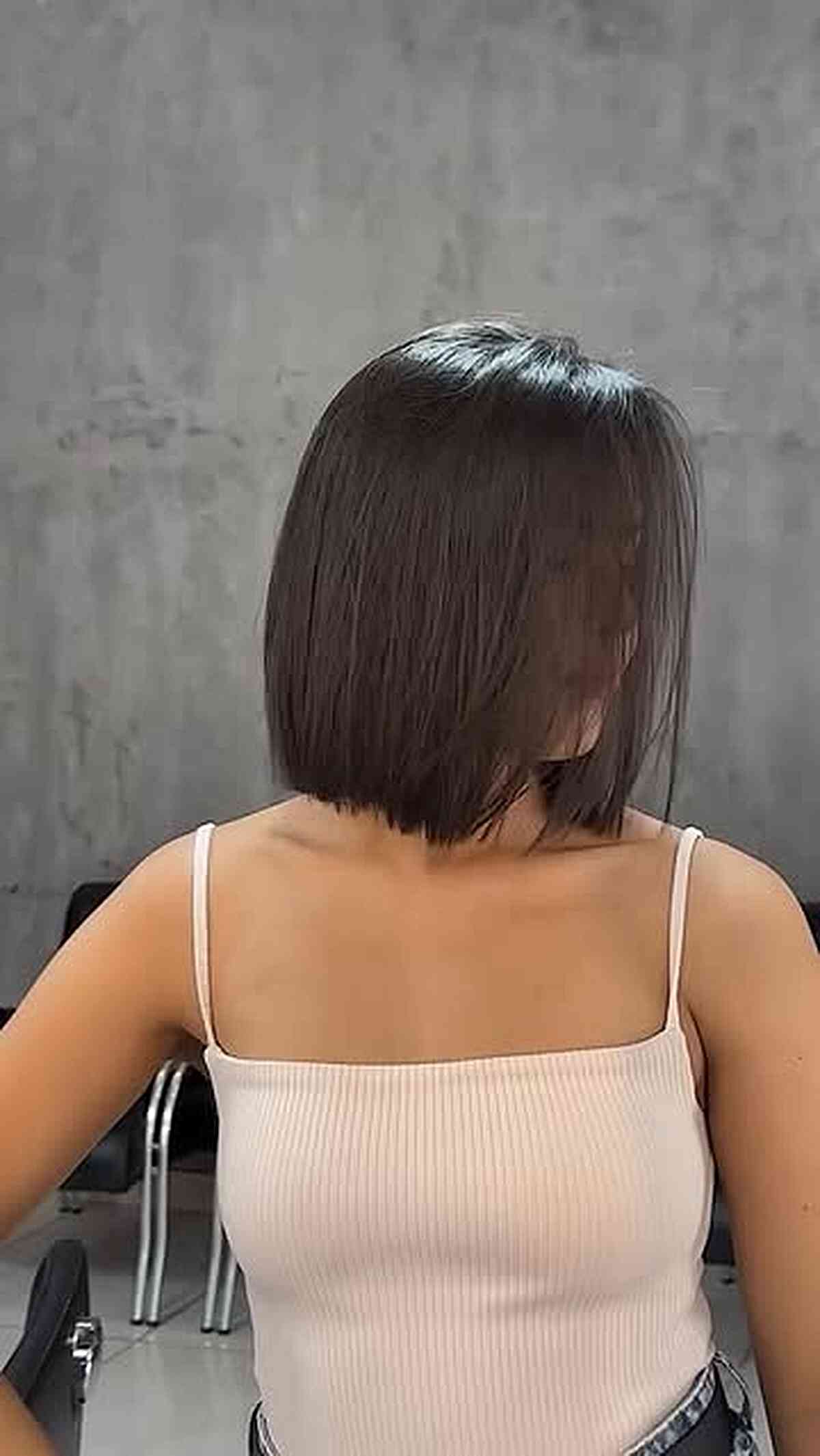 Sleek Straight Bob with Subtle Texture