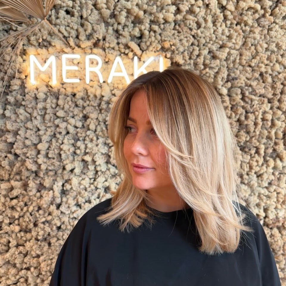 Soft Golden Balayage with Textured Layers