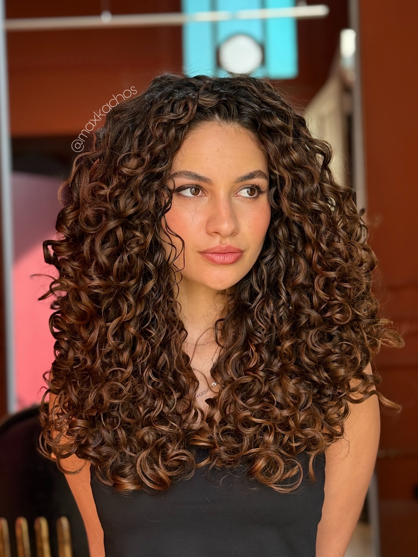 Stunning Rich Chocolate Dense Curly Locks