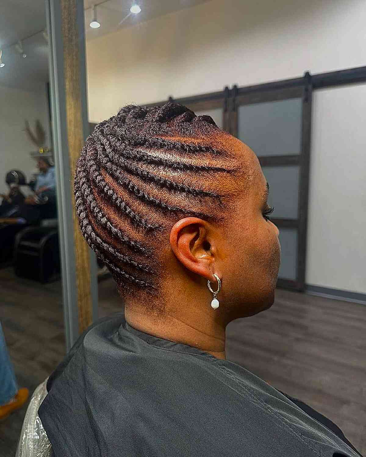 Stylish Twisted Updo for Natural Hair