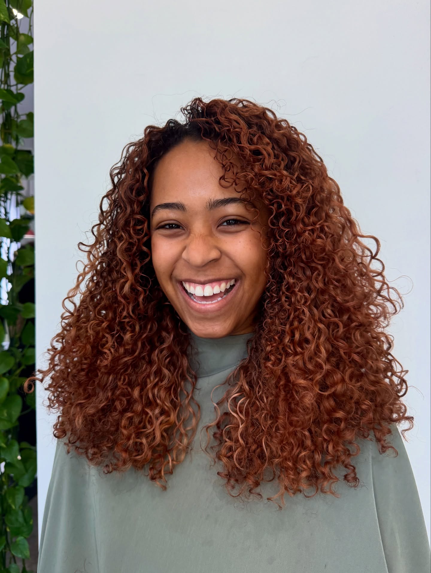 Sunkissed Caramel Curly Layers