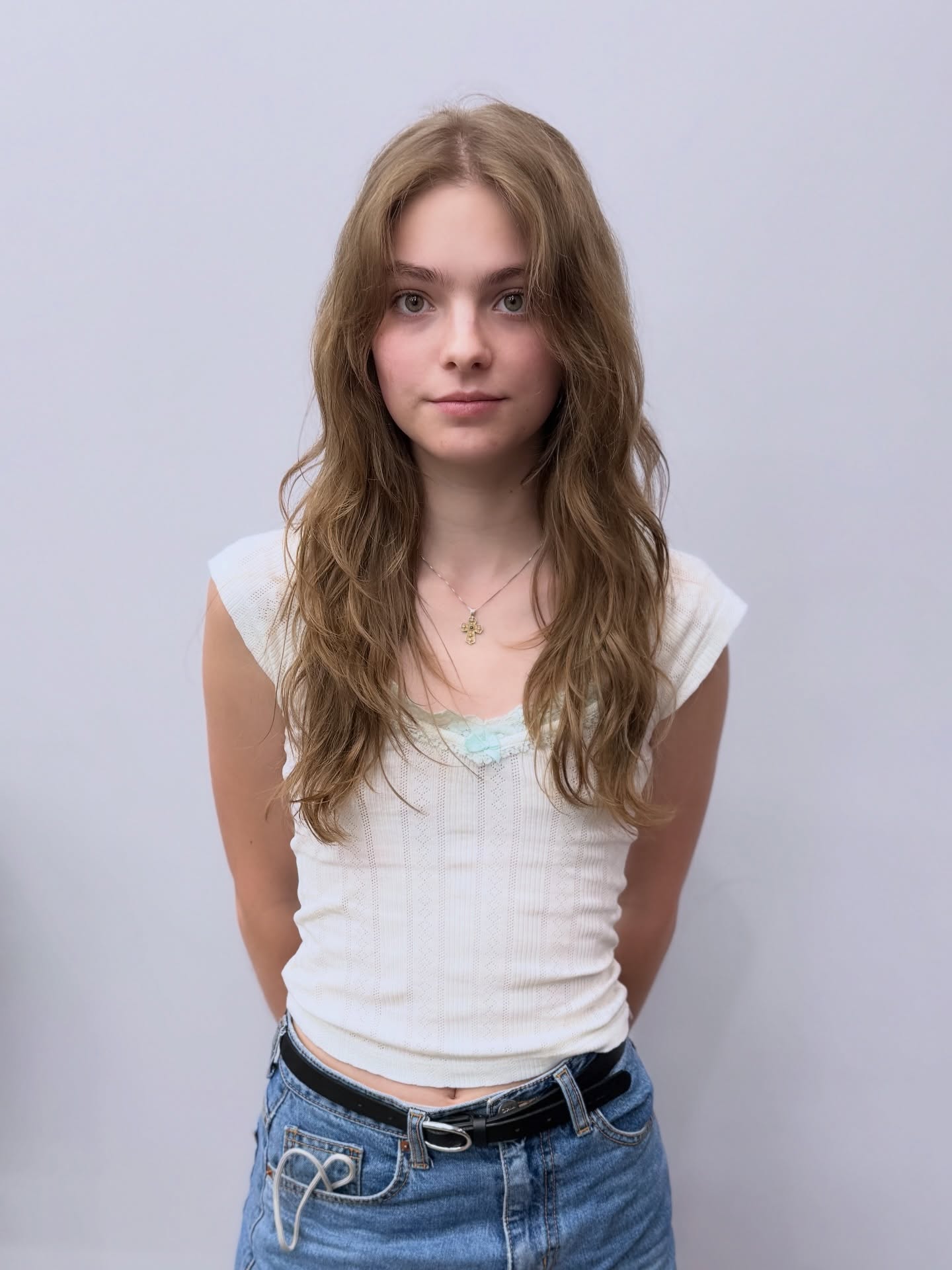 Beachy Golden Layered Waves