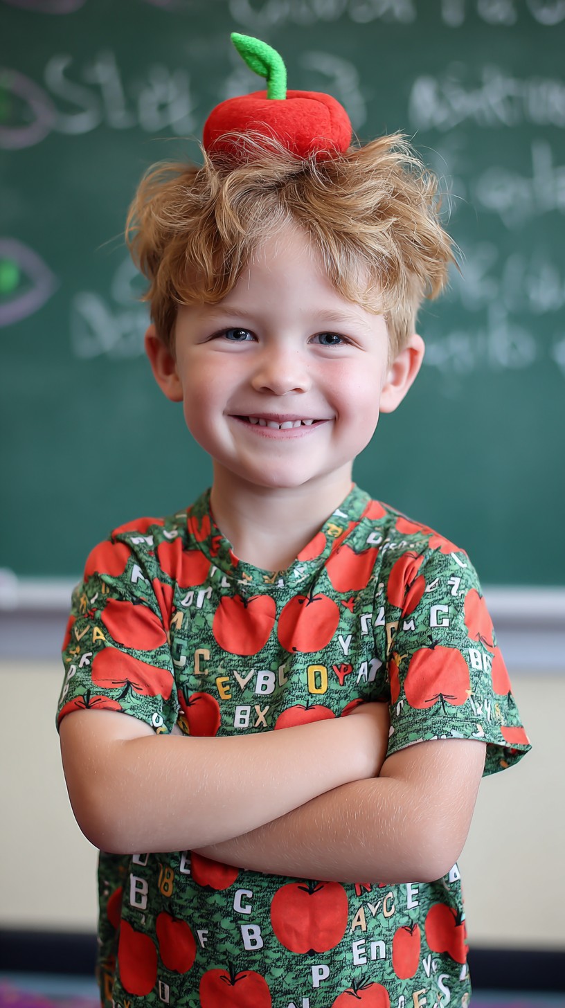 Charming Apple Topper Tousled Style