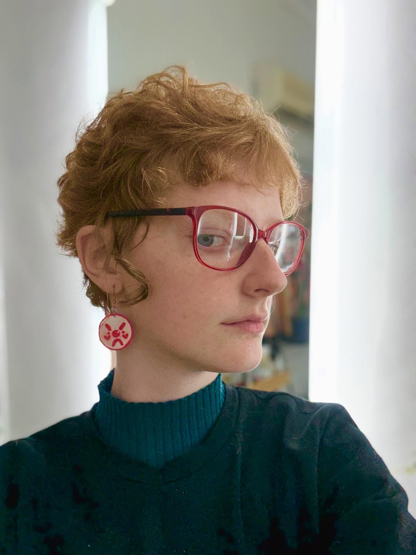 Charming Ginger Pixie Cut with Soft Voluminous Top