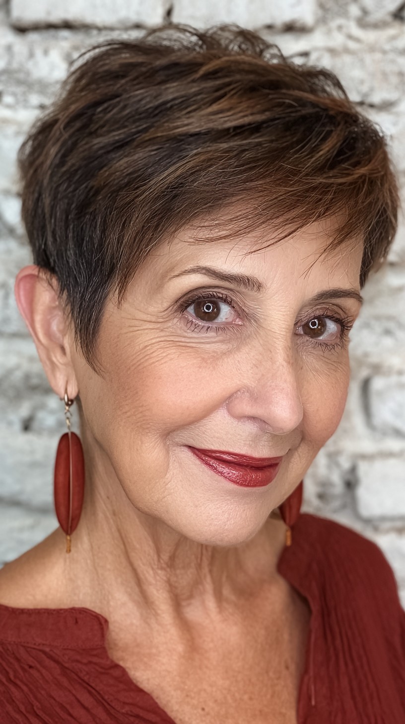 Charming Soft Pixie Cut with Feathered Texture