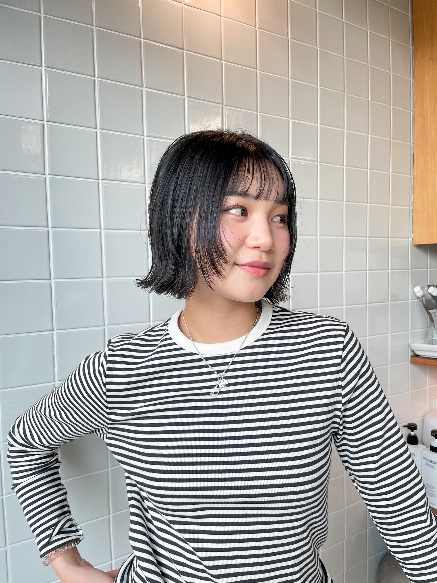 Chic Deep-Parted Bob with Soft Waves