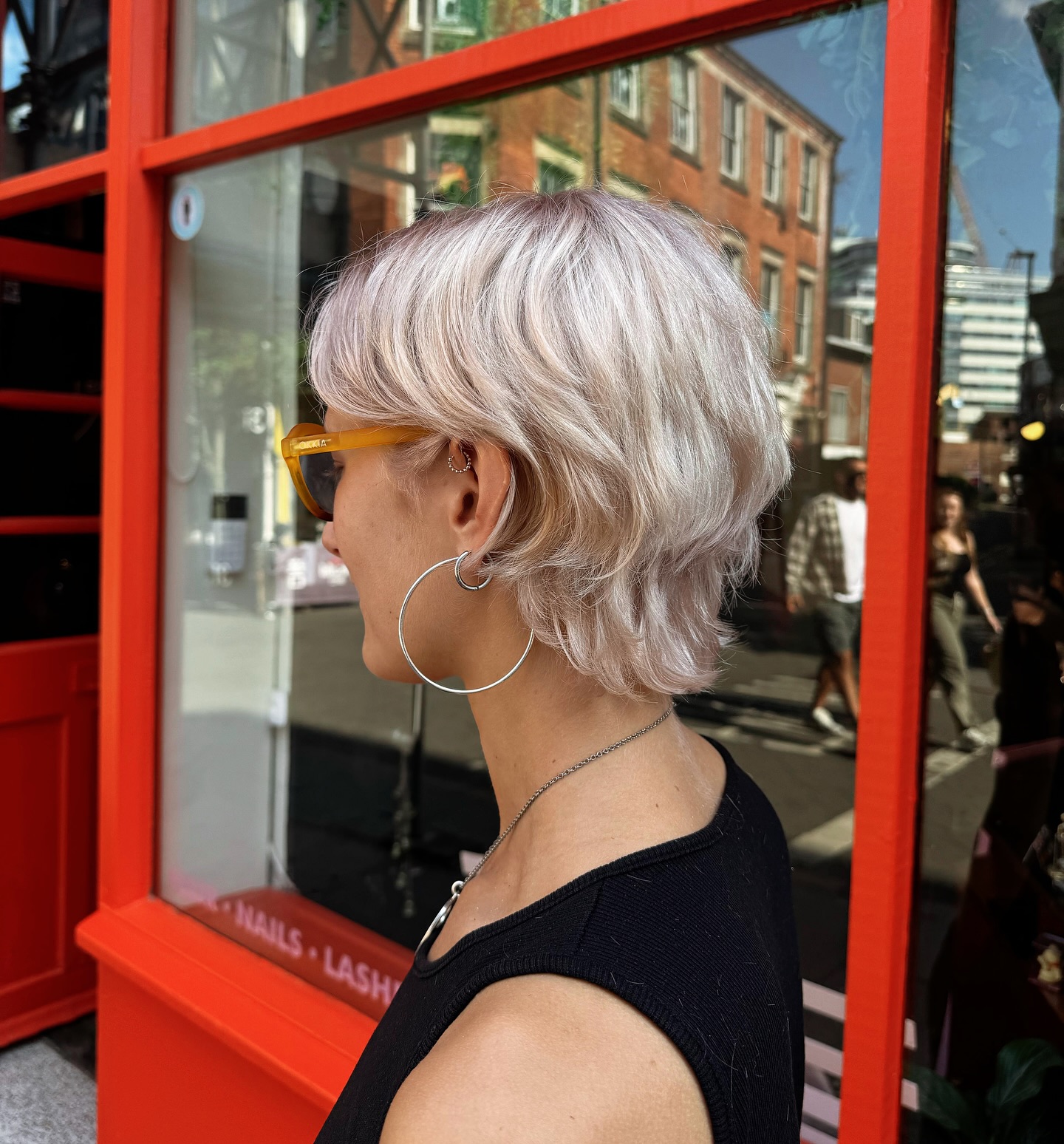 Chic Silver Bob with Soft Waves
