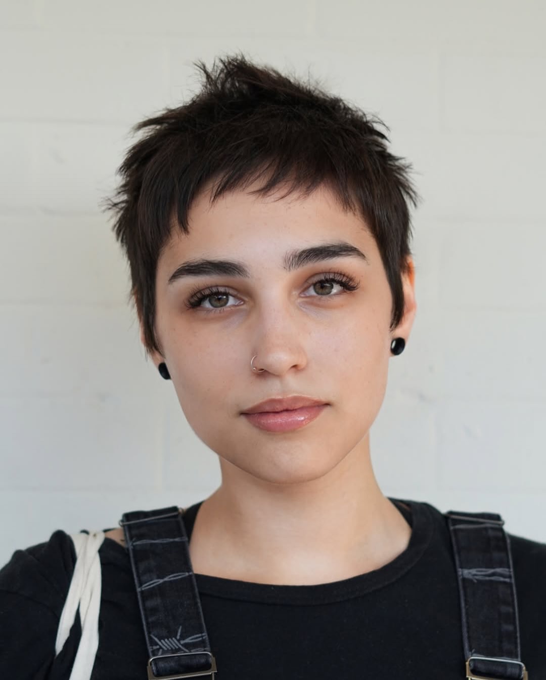 Chic Textured Pixie Cut with Soft Layered Fringe