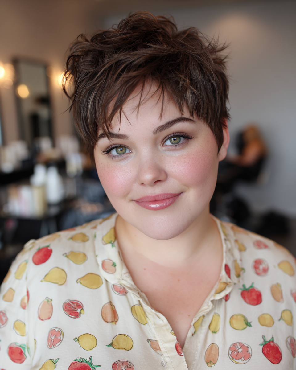 Chic Textured Pixie with Playful Layers