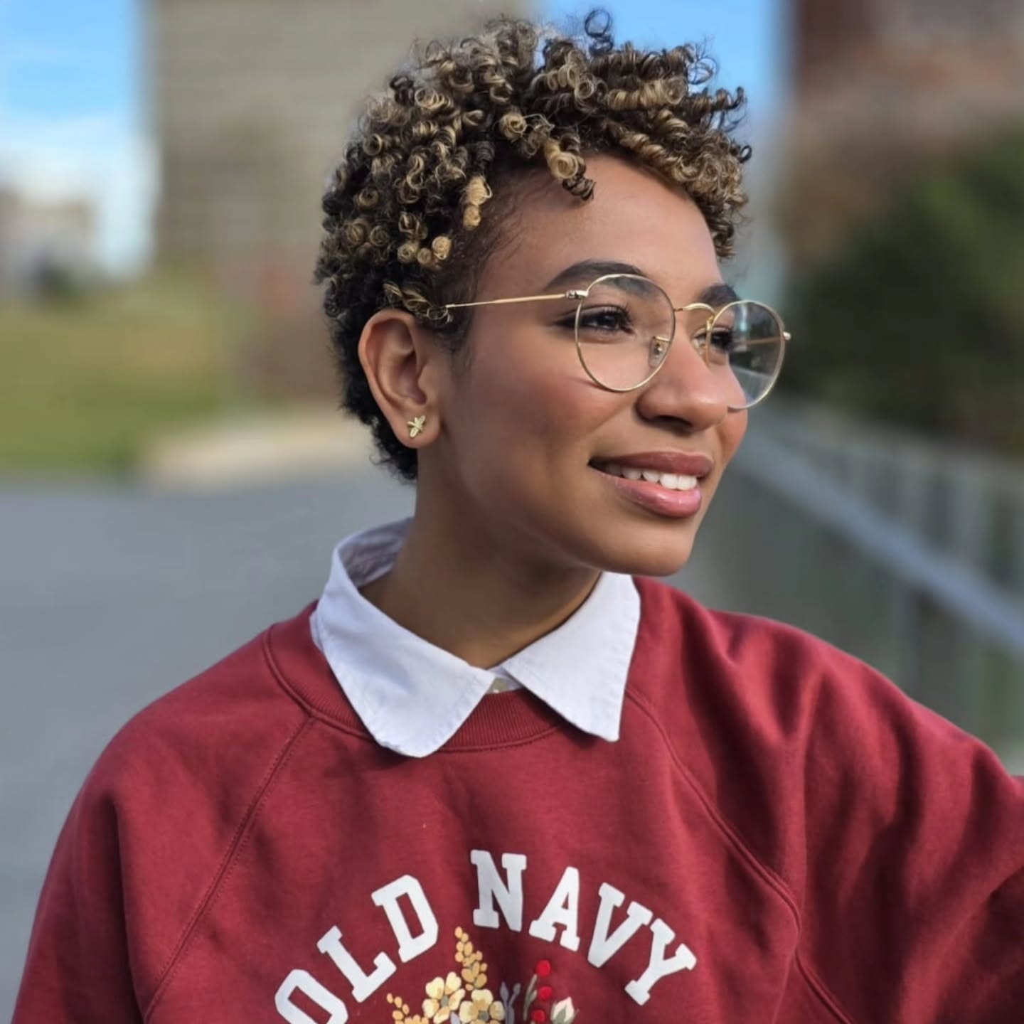 Chic Tight Ringlet Natural Afro With Graduated Cut