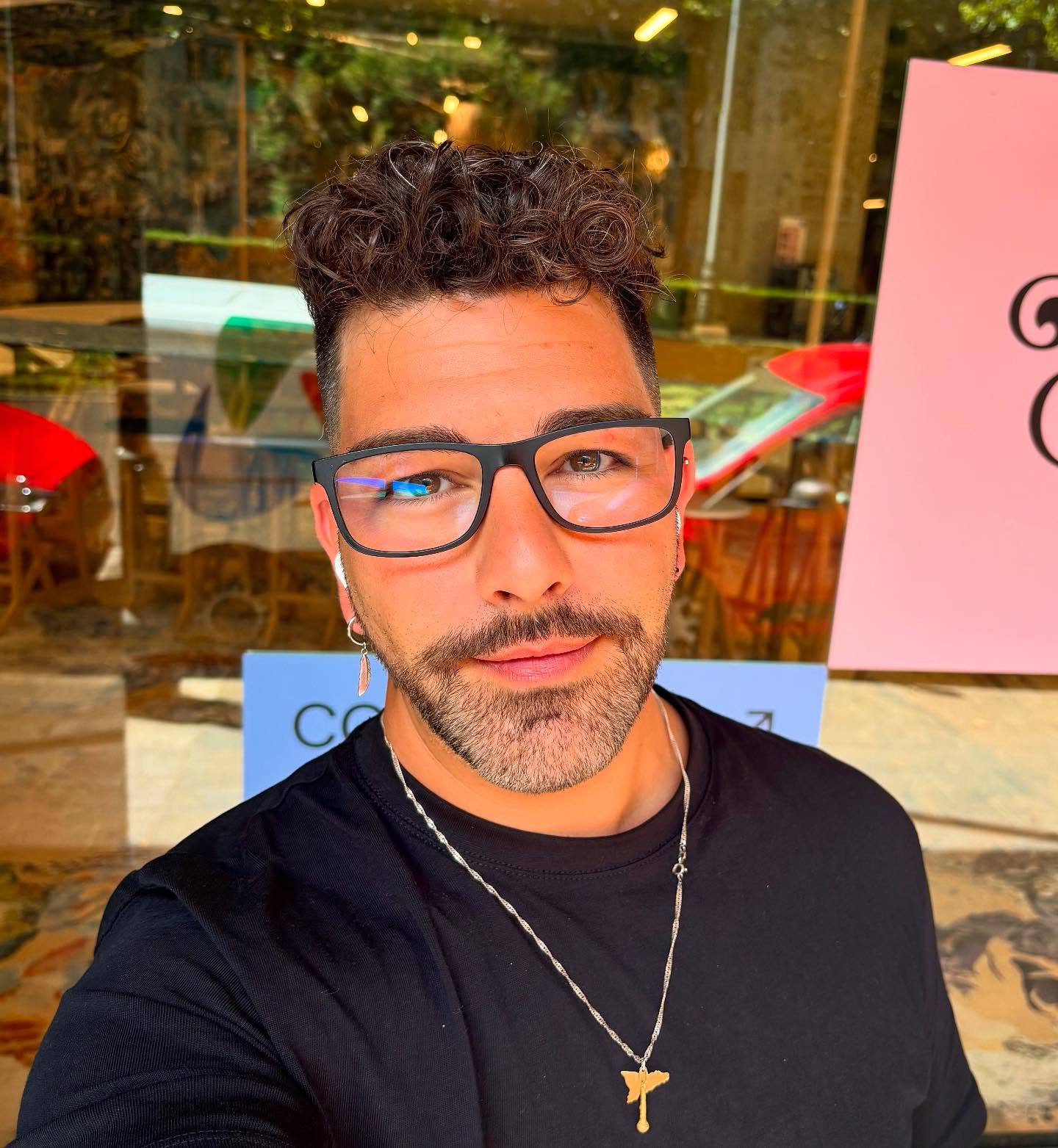 Dynamic Curly Quiff for Stylish Men