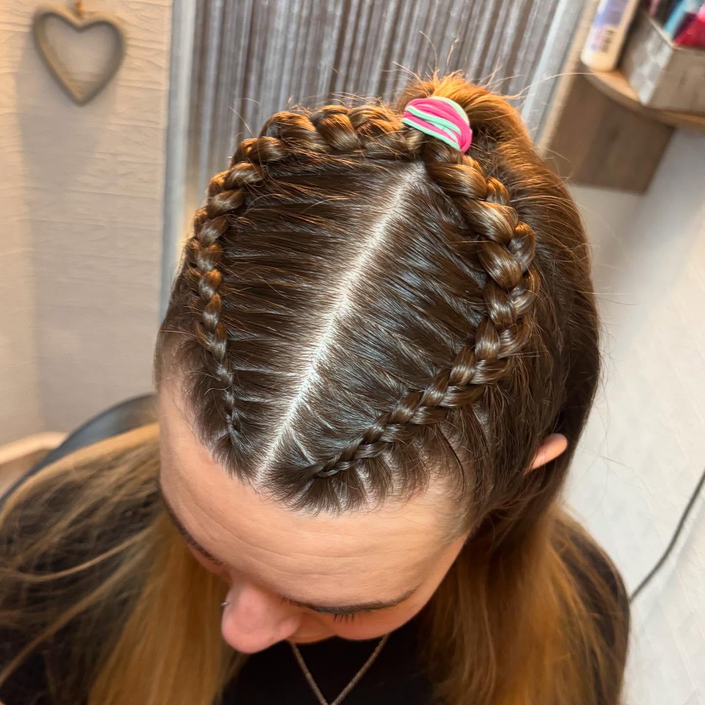 Dynamic Diagonal Cornrow Design