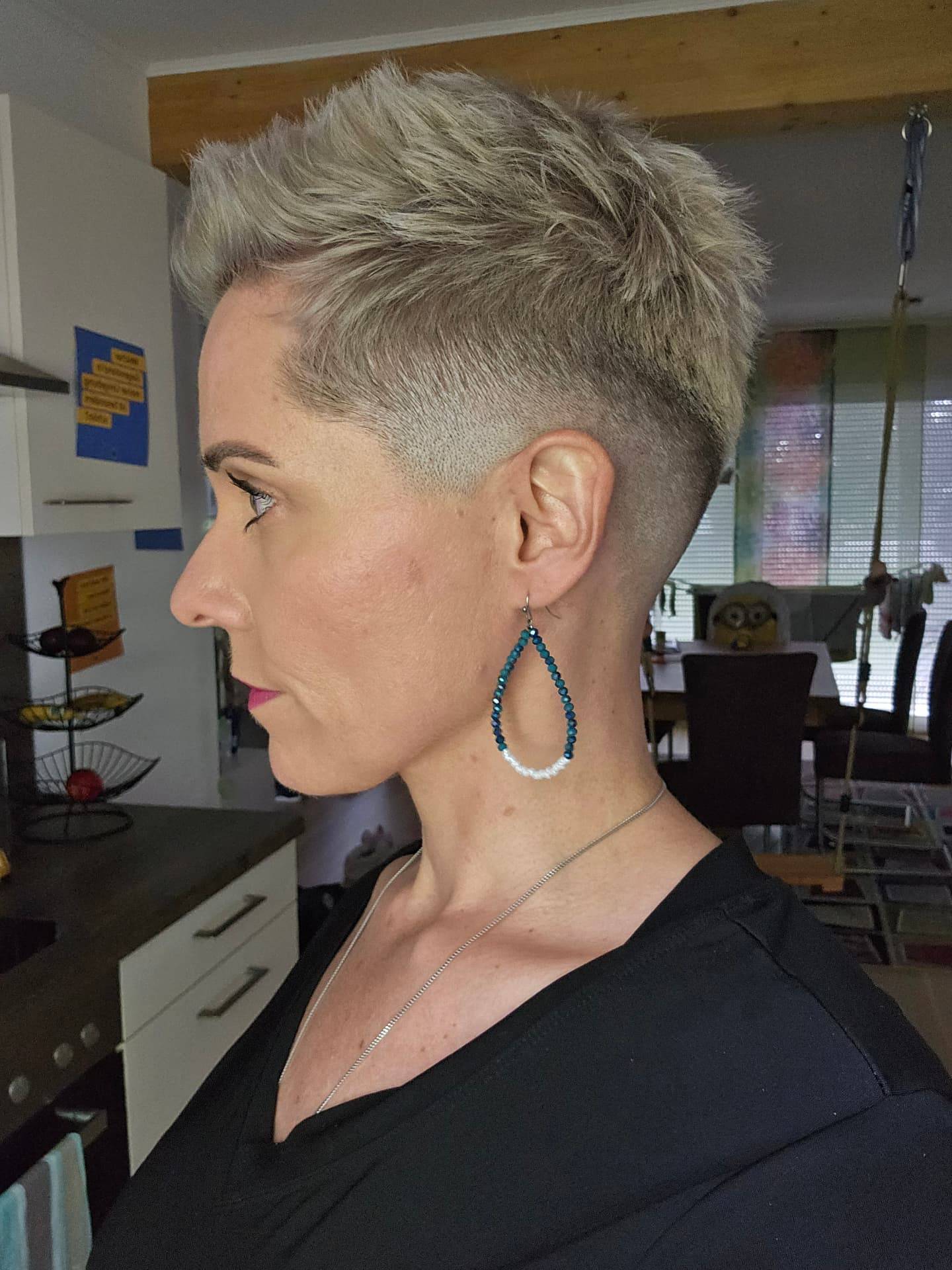 Edgy Short Fade with Textured Top