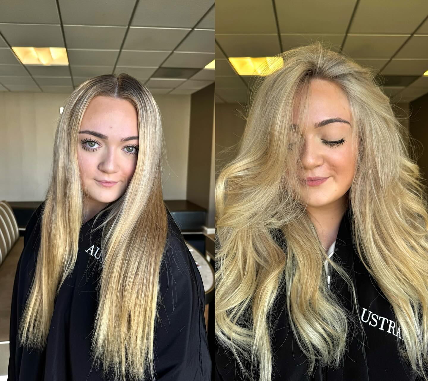Effortless Blonde Balayage with Soft Waves