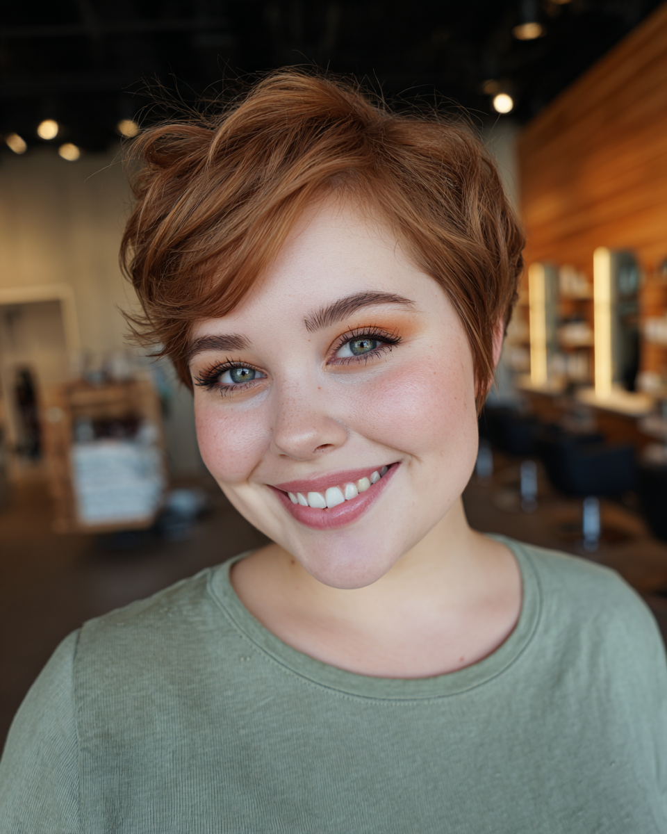 Elegant Textured Pixie with Soft Waves