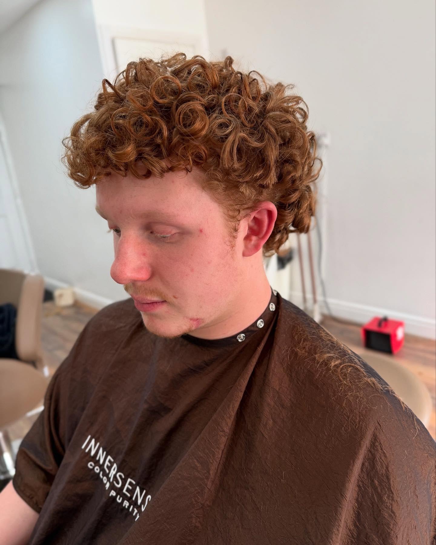 Expressive Tousled Curly Top