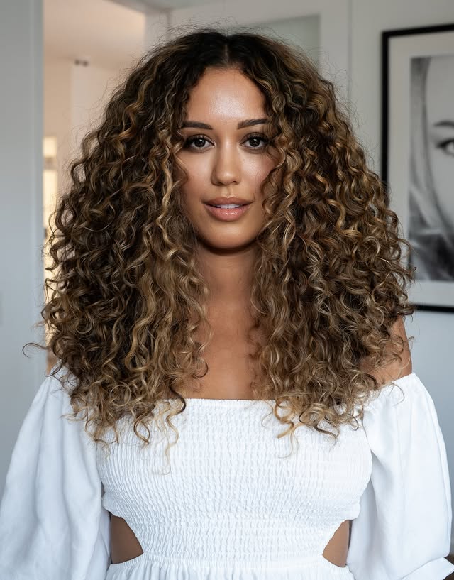 Golden Sun-Kissed Spiraled Waves