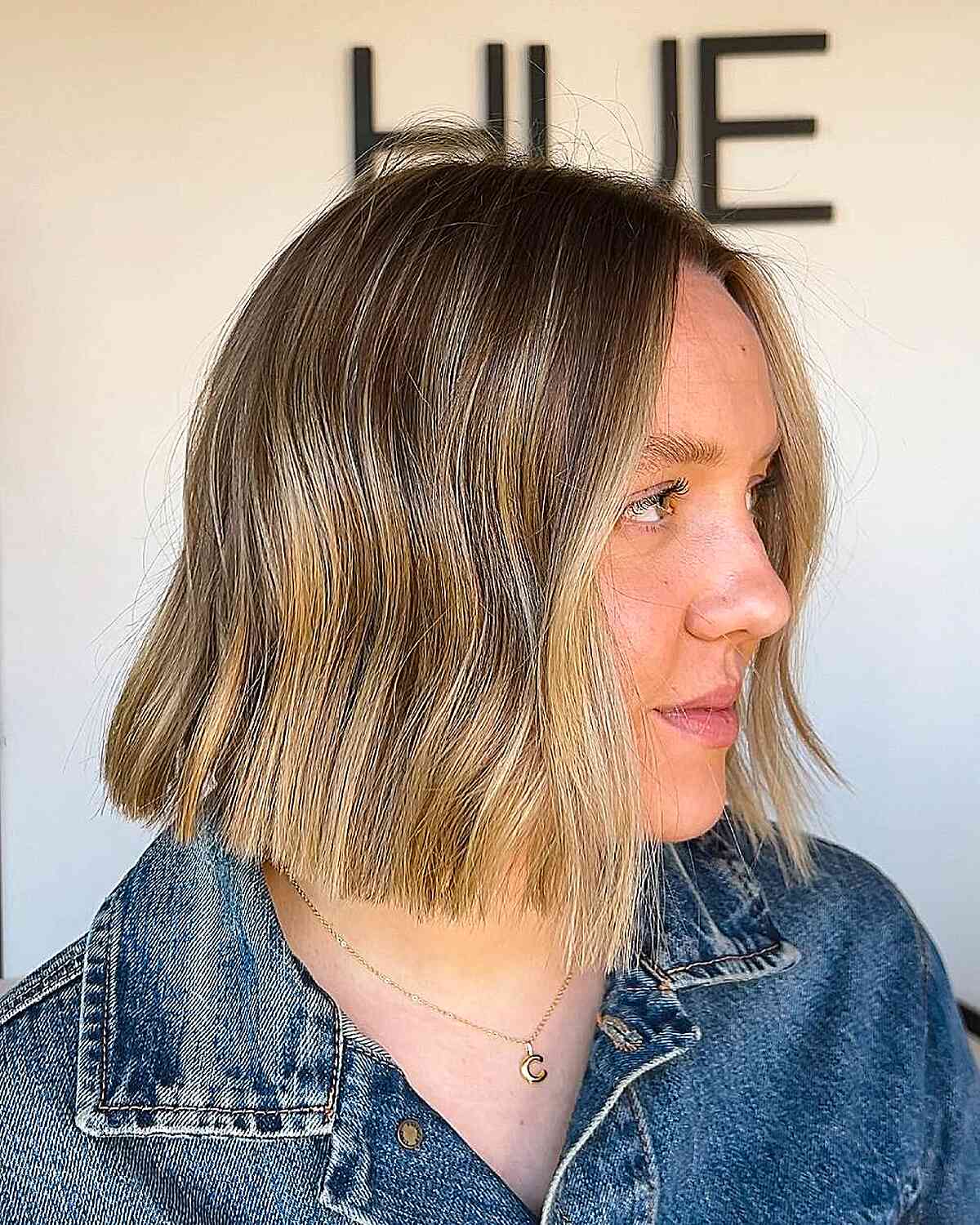 Modern Textured Bob with Subtle Highlights