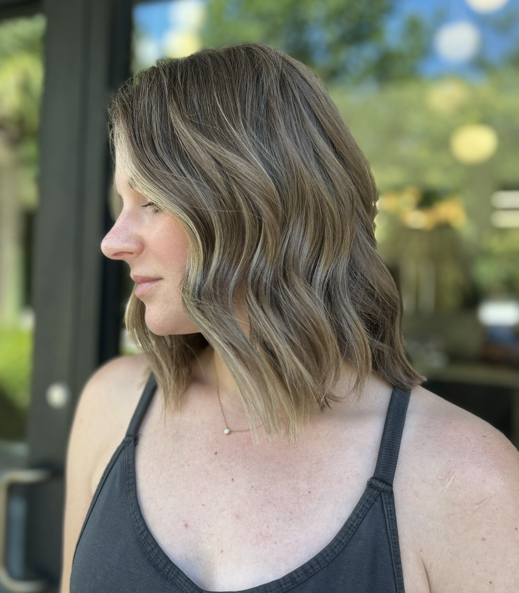 Softly Tousled Ash Blonde Waves