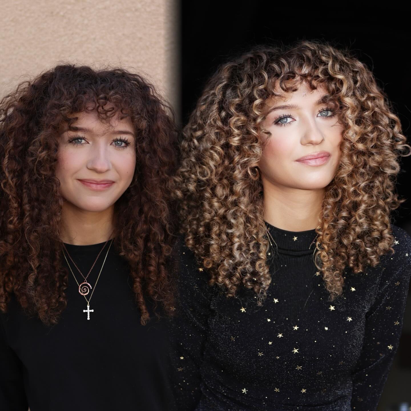 Stellar Shine Duo-Tone Layered Curls