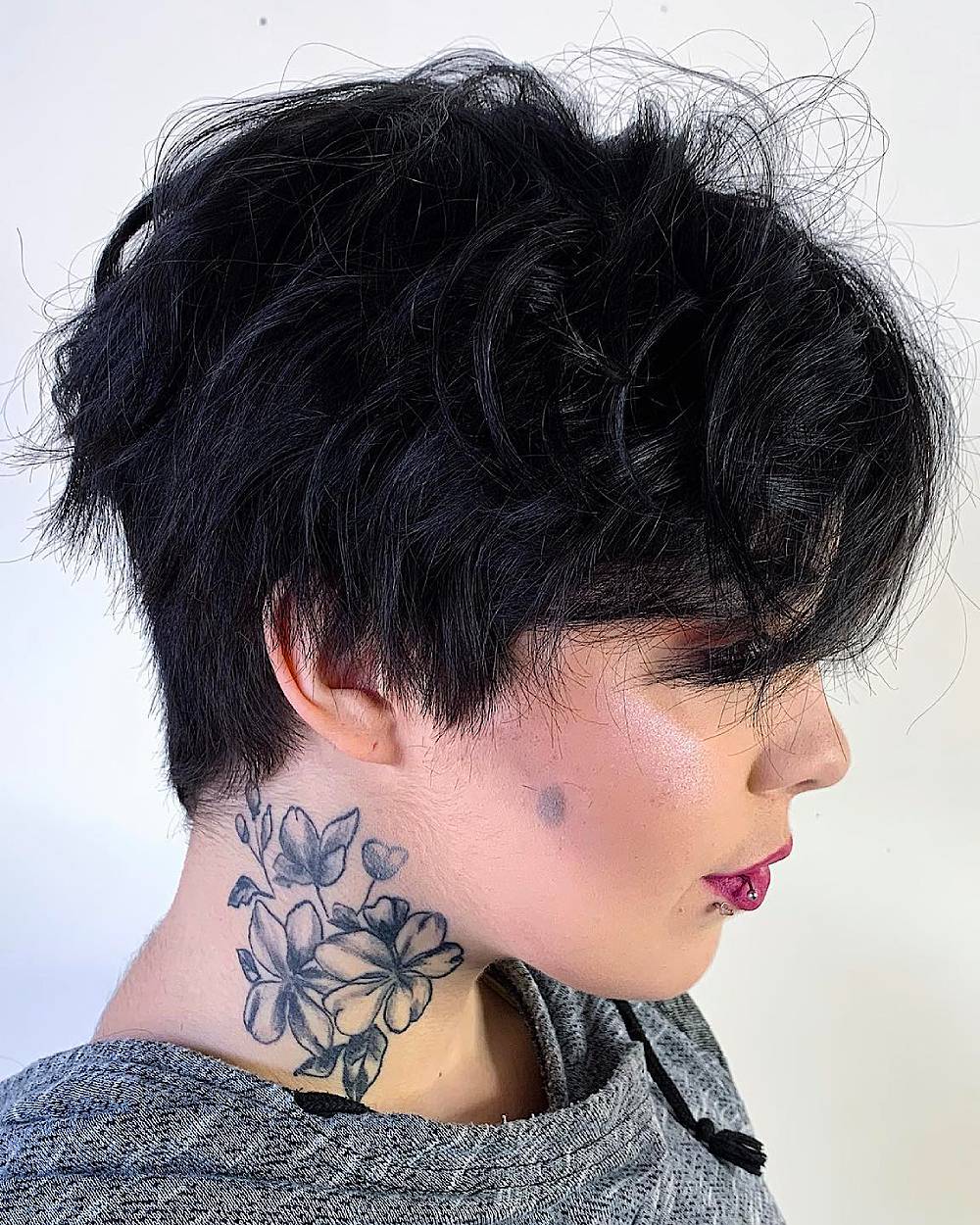 Textured Short Crop with Soft Waves