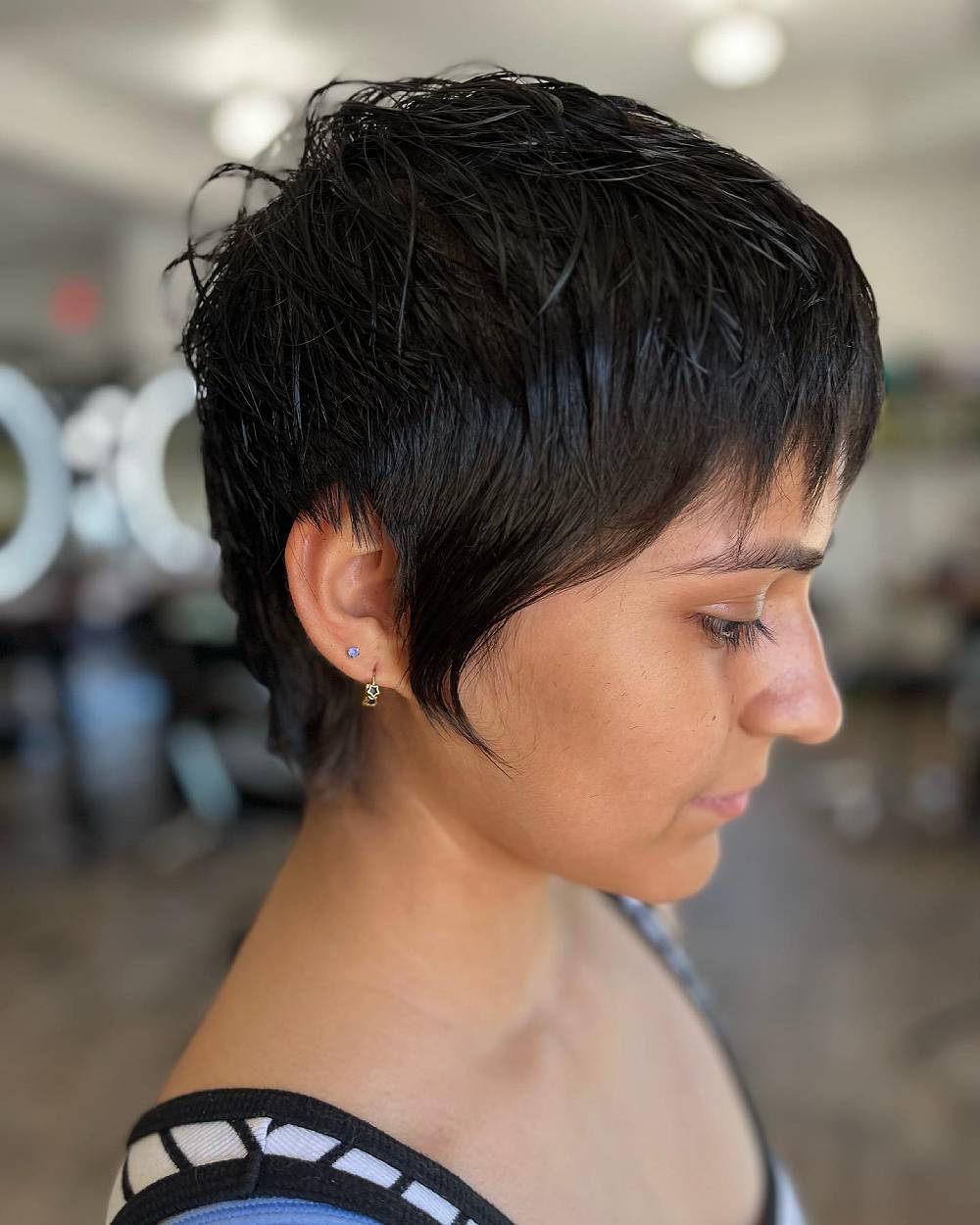 Textured Short Cut with Soft Layers