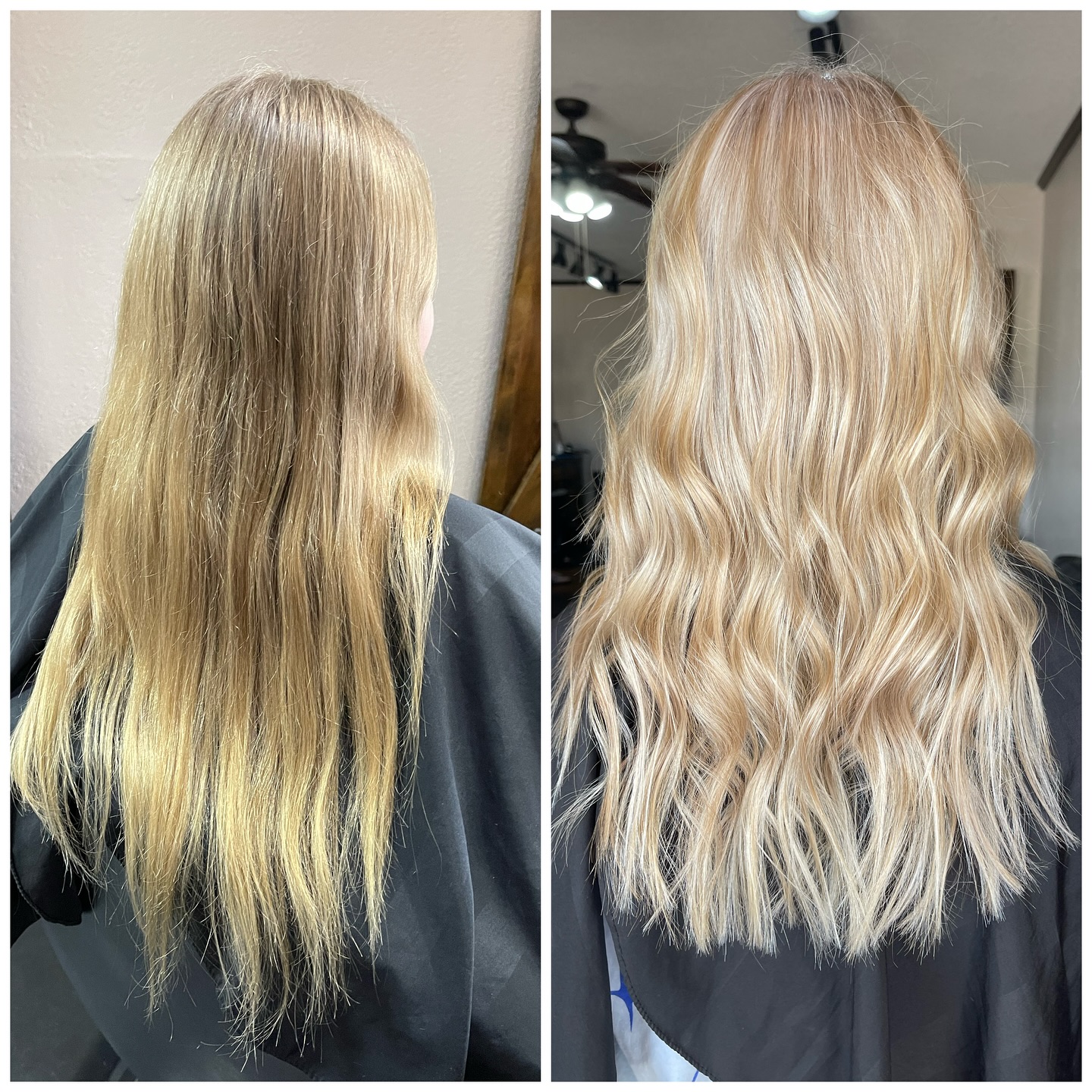 Before and After: Luscious Blonde Transformation