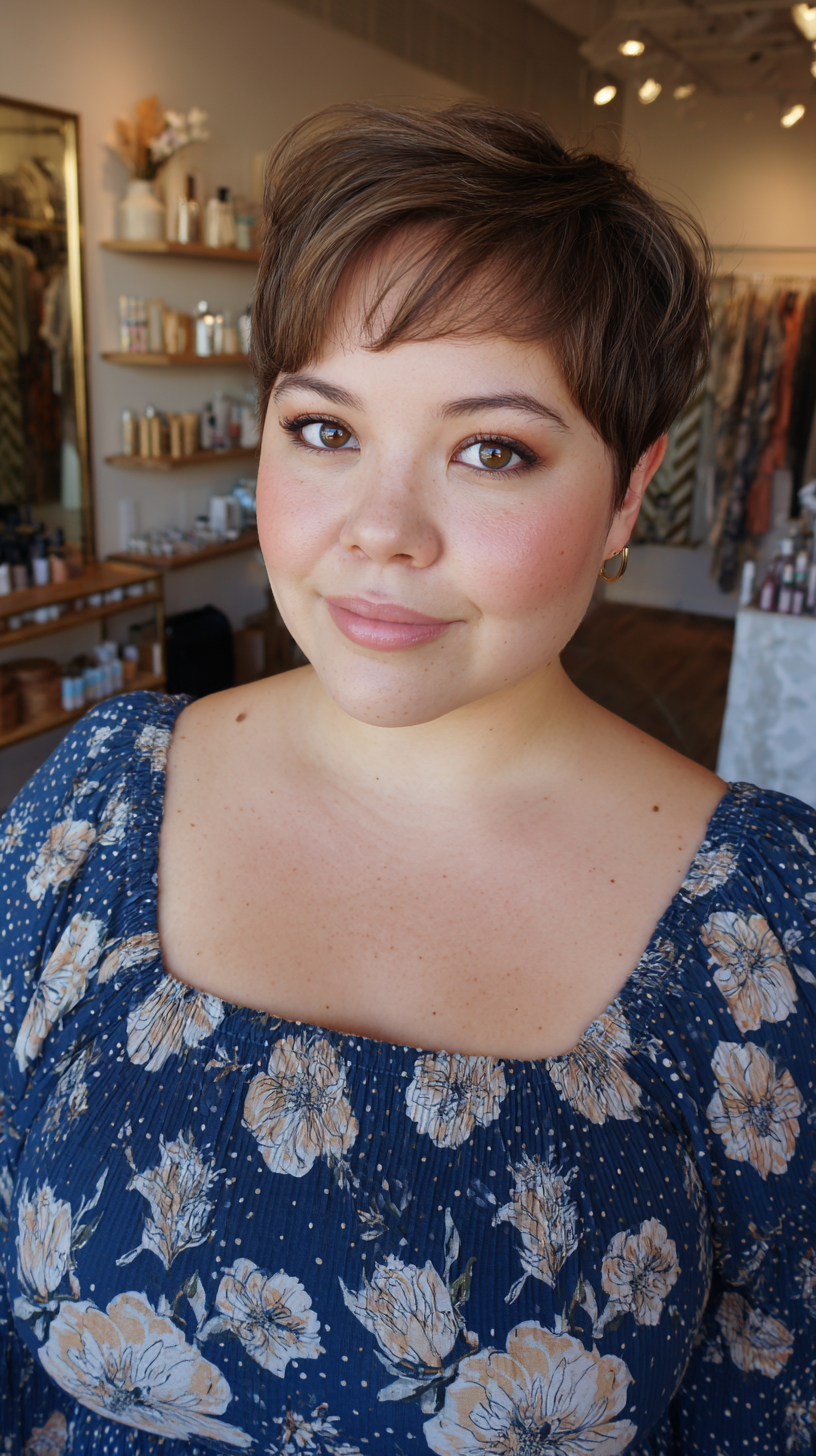 Chic Short Layered Pixie Cut with Subtle Volume