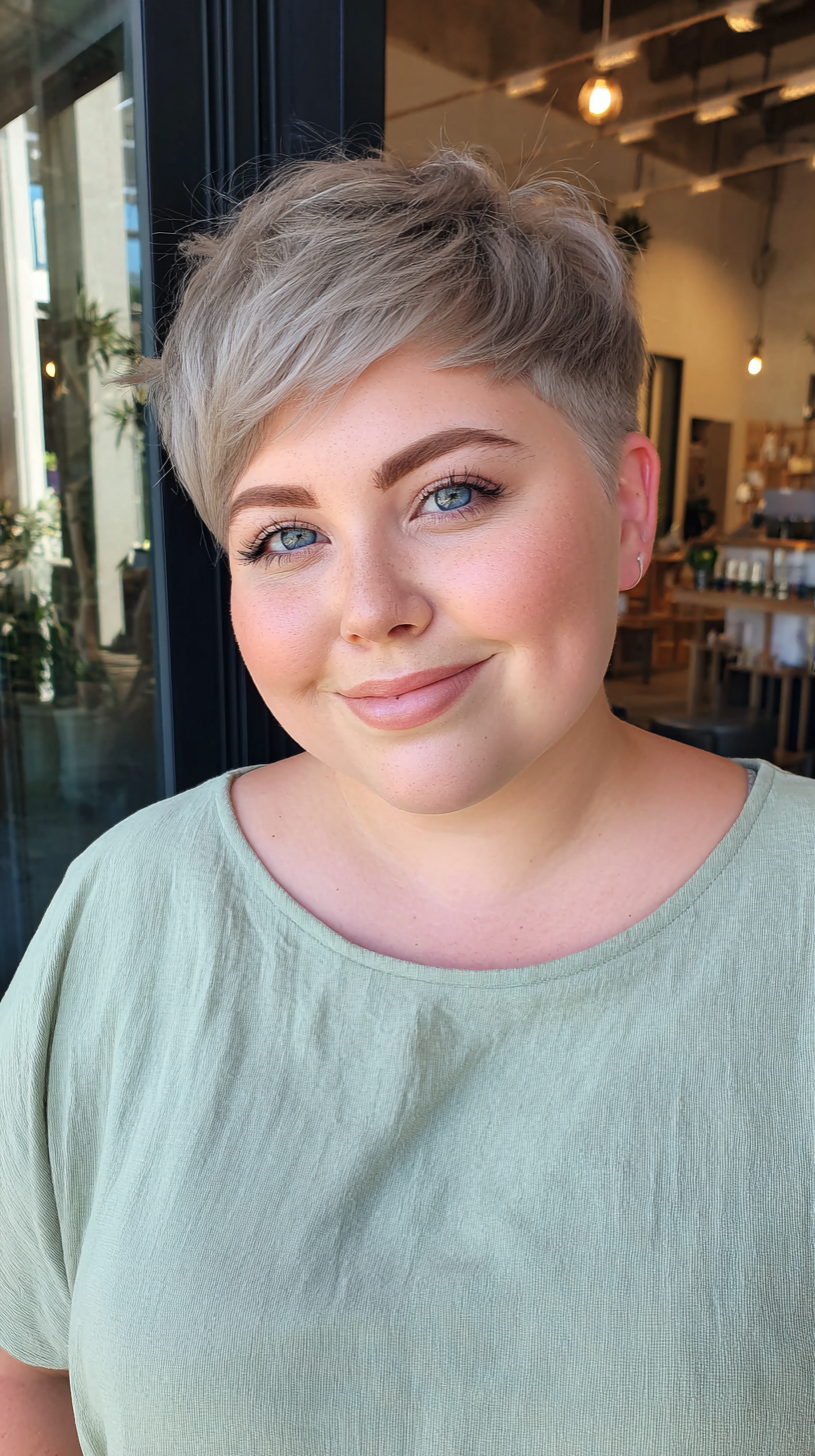 Chic Textured Short Cut with Soft Volume