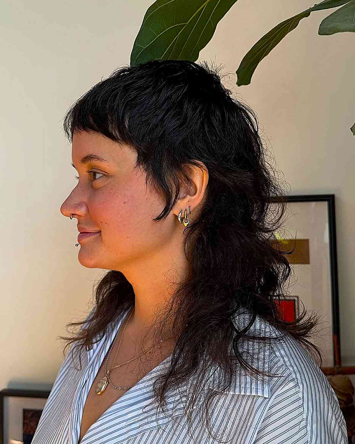 Edgy Modern Mullet with Textured Layers