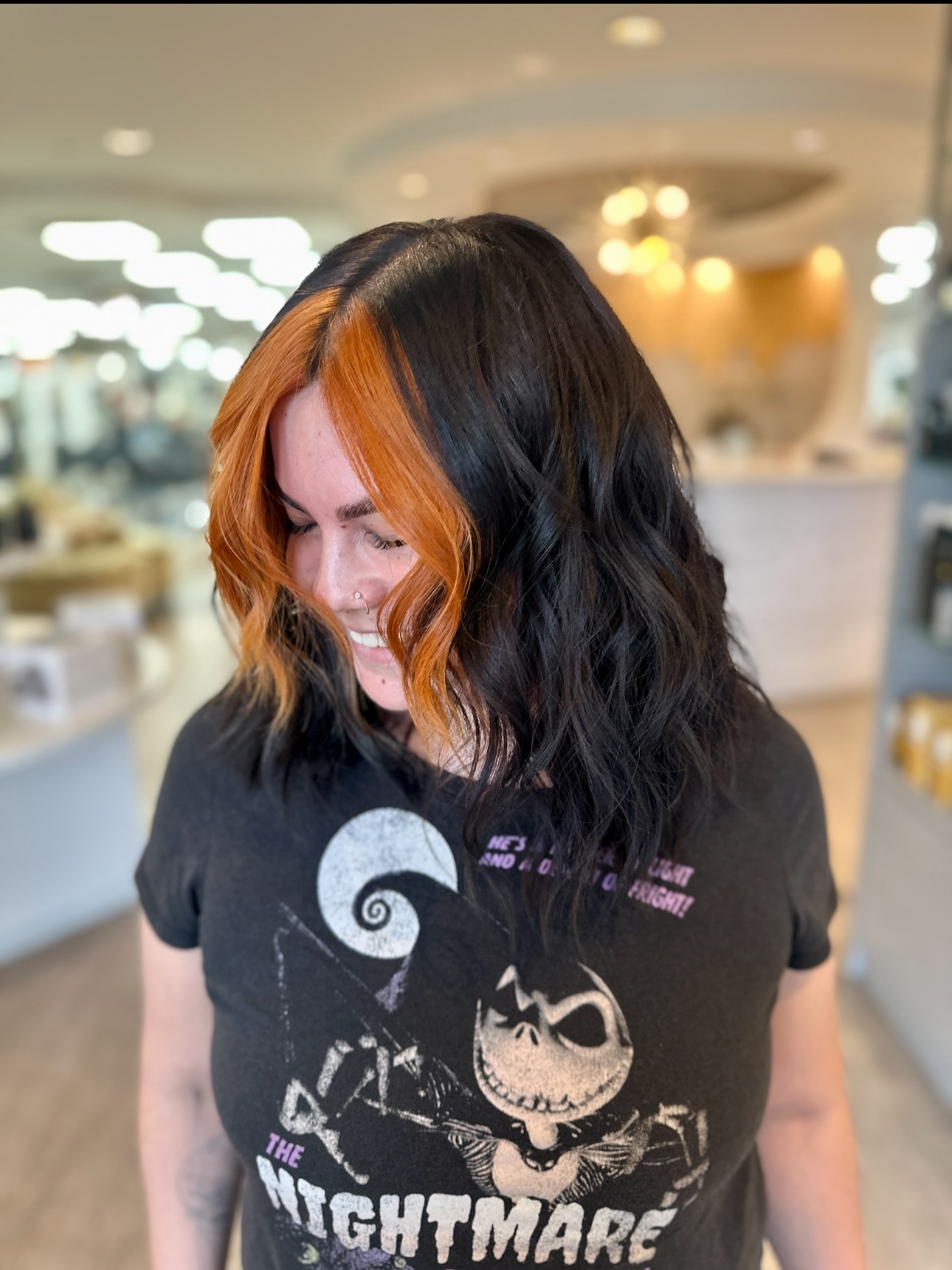 Fiery Orange-Burnt Umber Waves with Subtle Layers