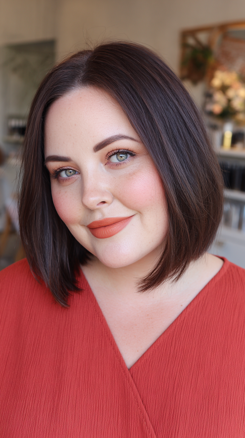 Modern A-Line Bob with Soft Edges