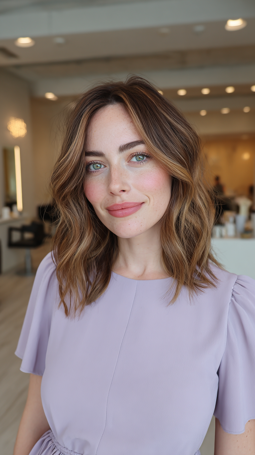 Playful Layered Waves with Subtle Highlights