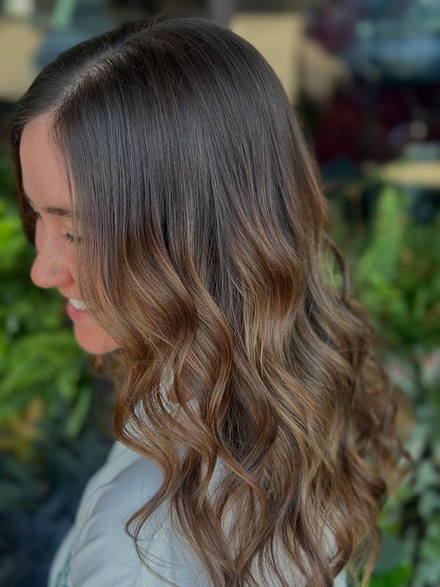 Subtle Ombre with Cascading Curls