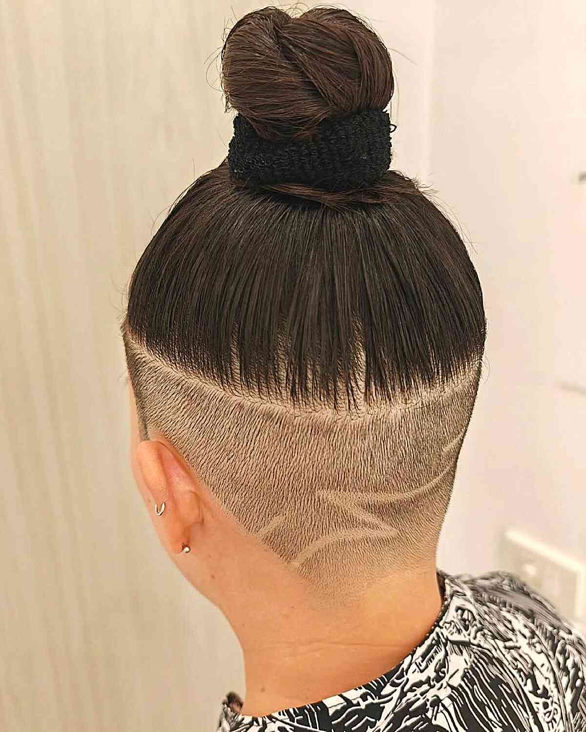 Artistic Undercut with Intricate Design