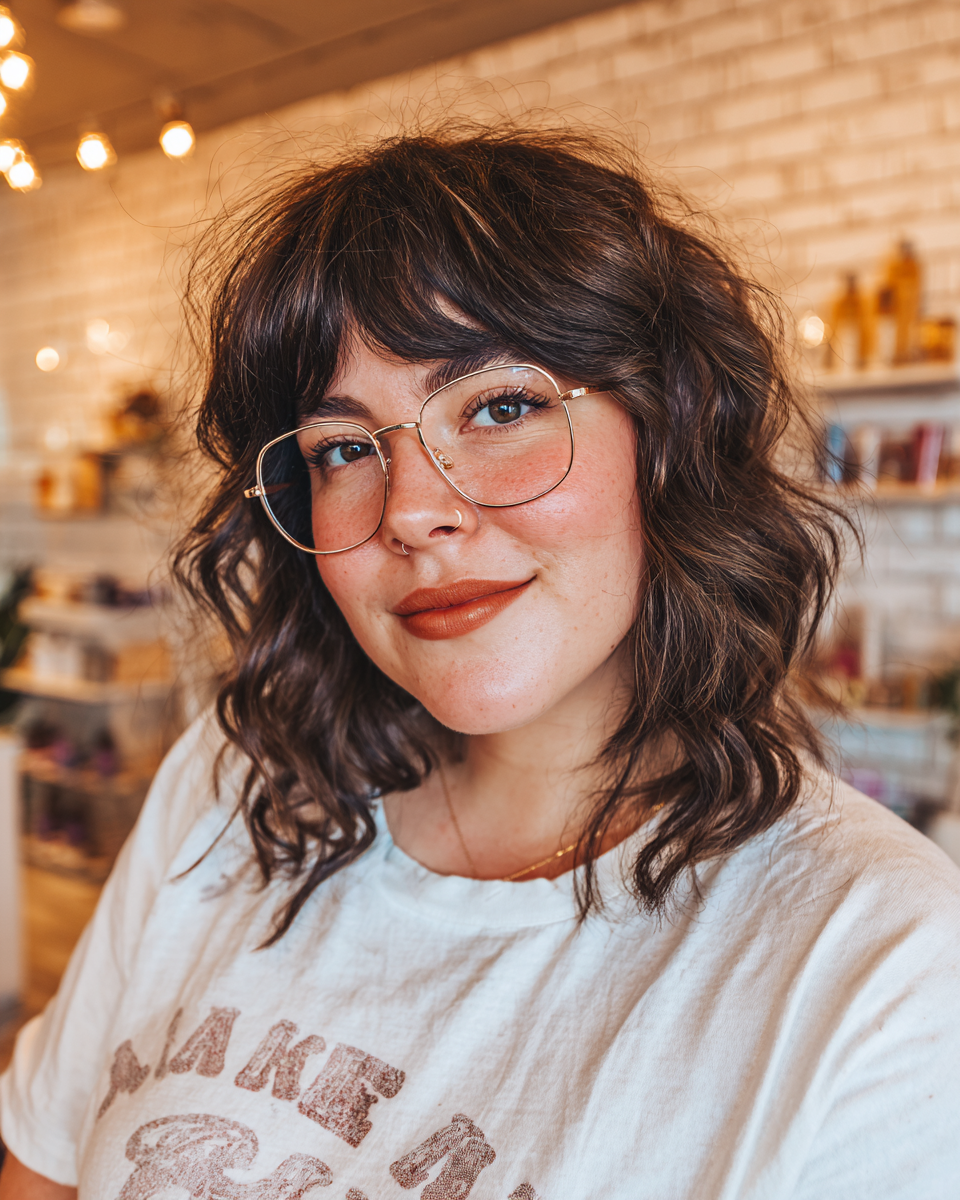 Chic Textured Bob with Soft Waves