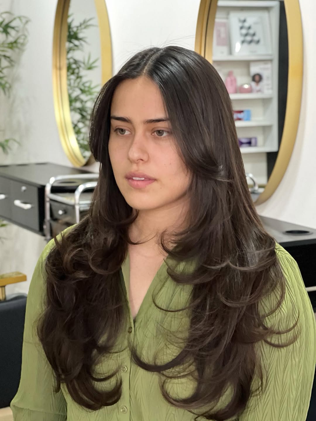 Deep Espresso Tresses with Luminous Curls