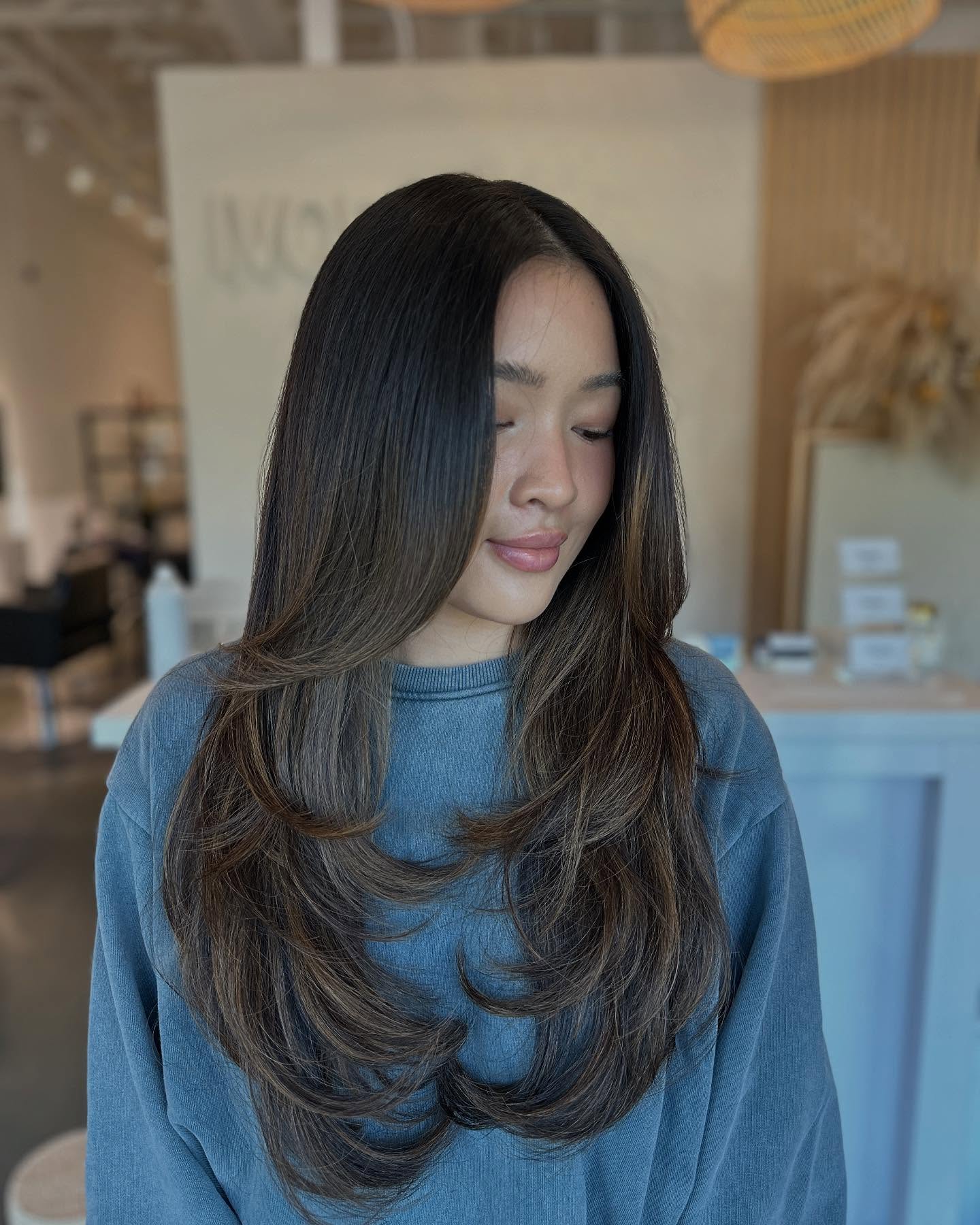 Elegant Espresso Cascading Layers