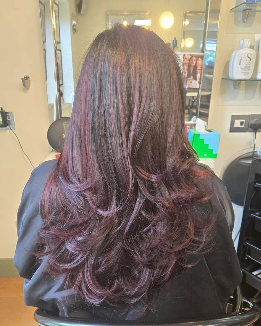 Chic Cherry Chocolate Long Layers