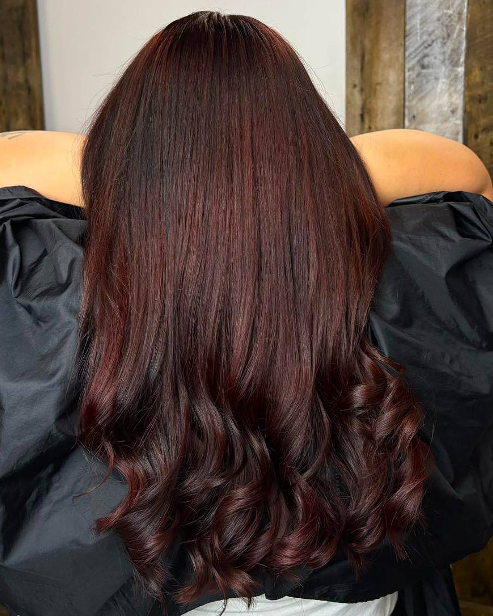 Elegant Cherry Chocolate Cascading Waves