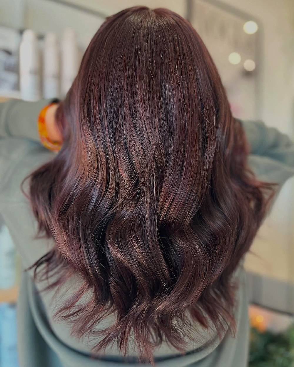 Luxurious Cherry Chocolate Voluminous Curls