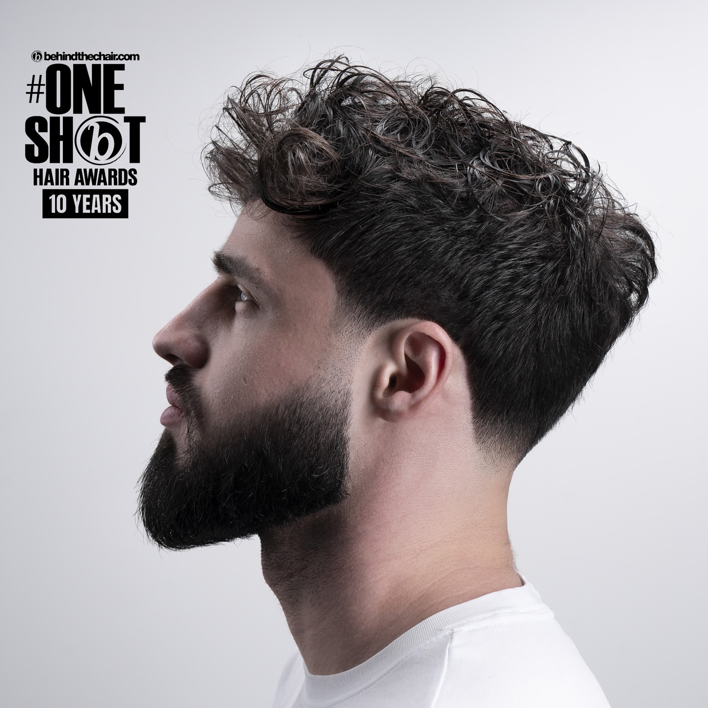 Robuste, lockige Tolle mit auslaufendem Undercut