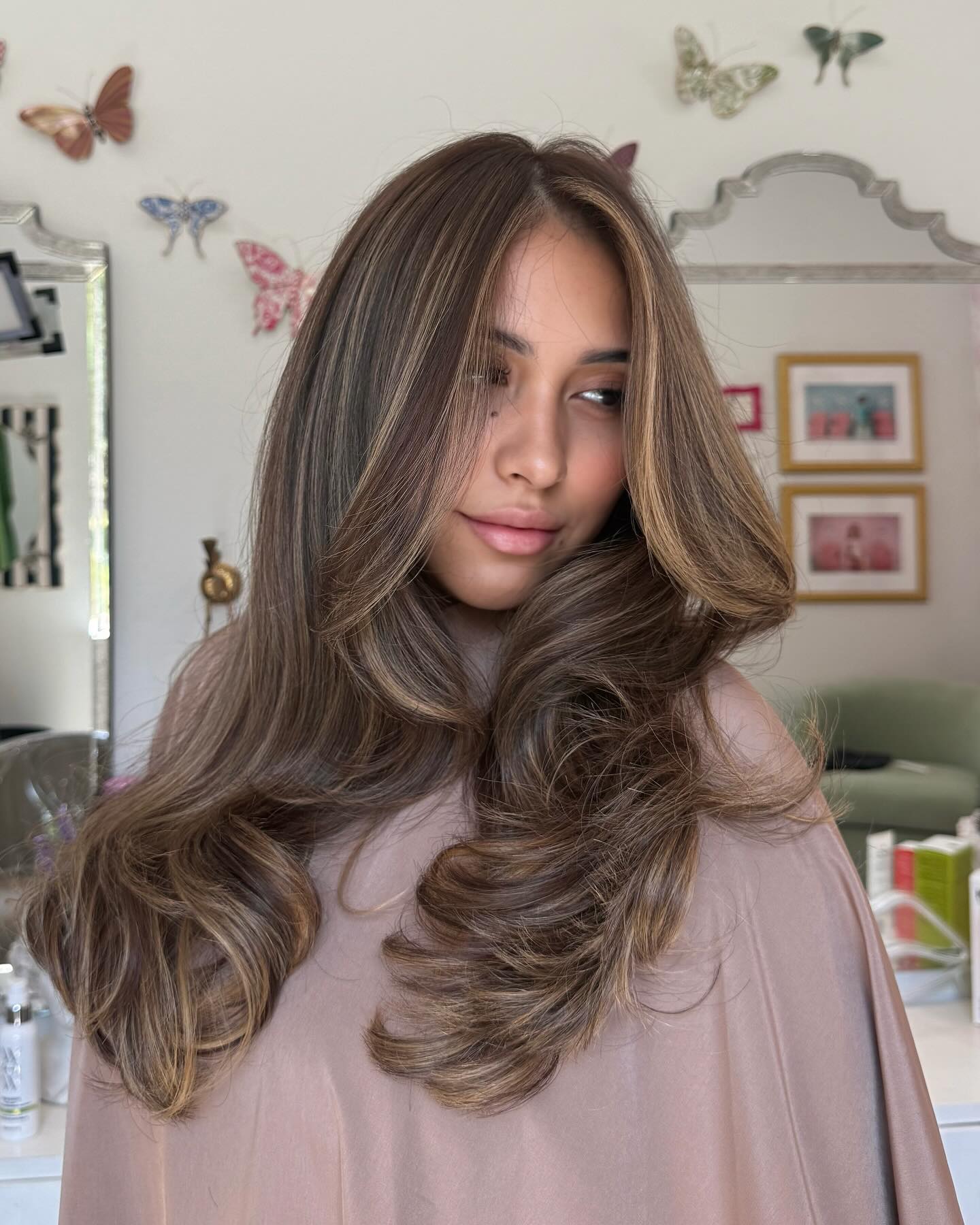 Soft Ash Brown Tides with Subtle Highlights