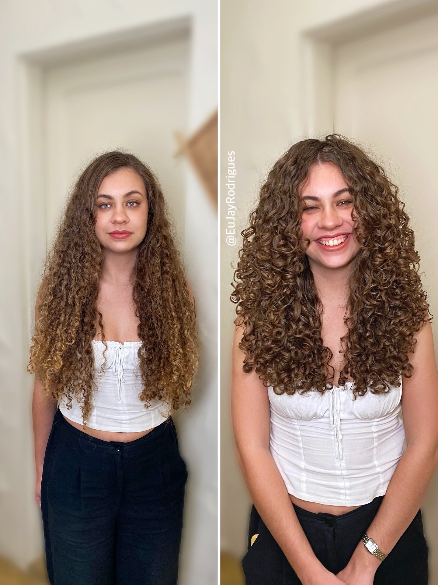 Stunning Transformation to Rich Curly Locks