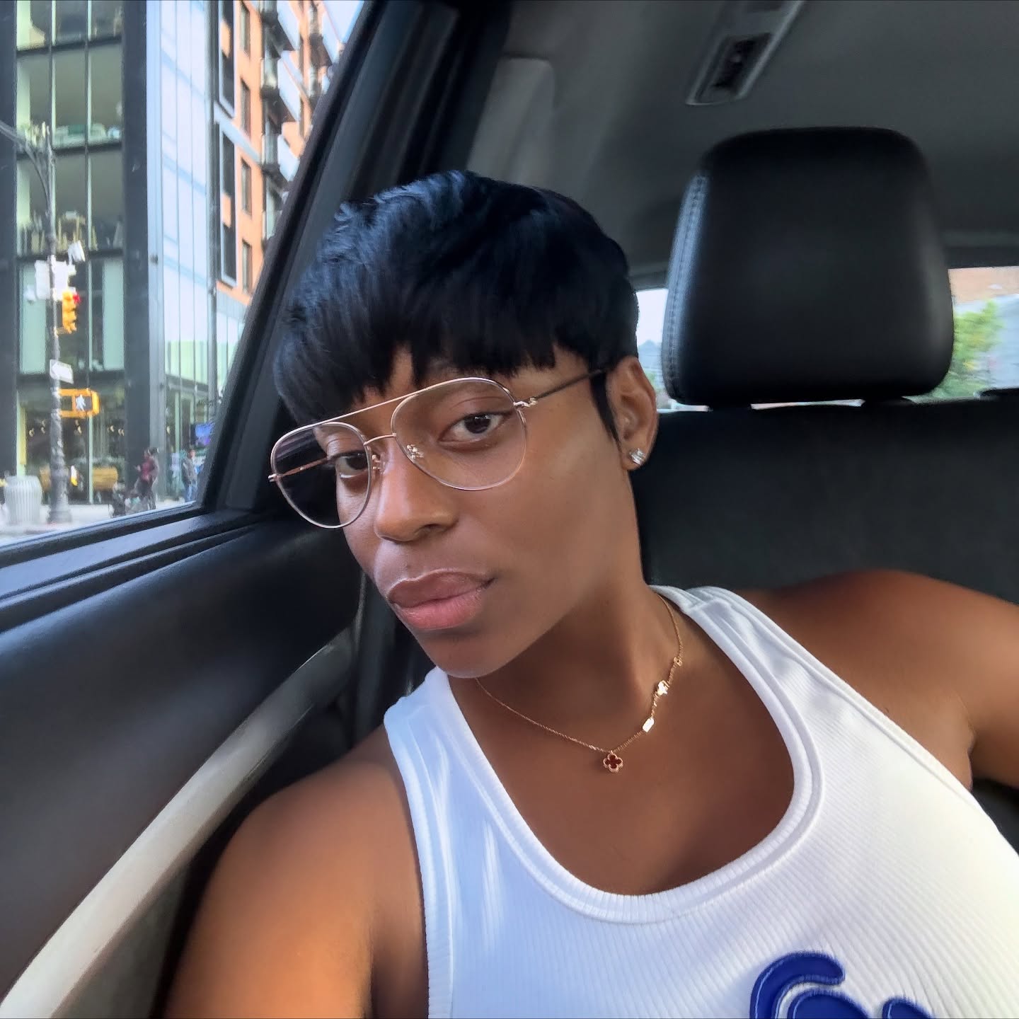 Edgy Short Pixie with Extended Bangs