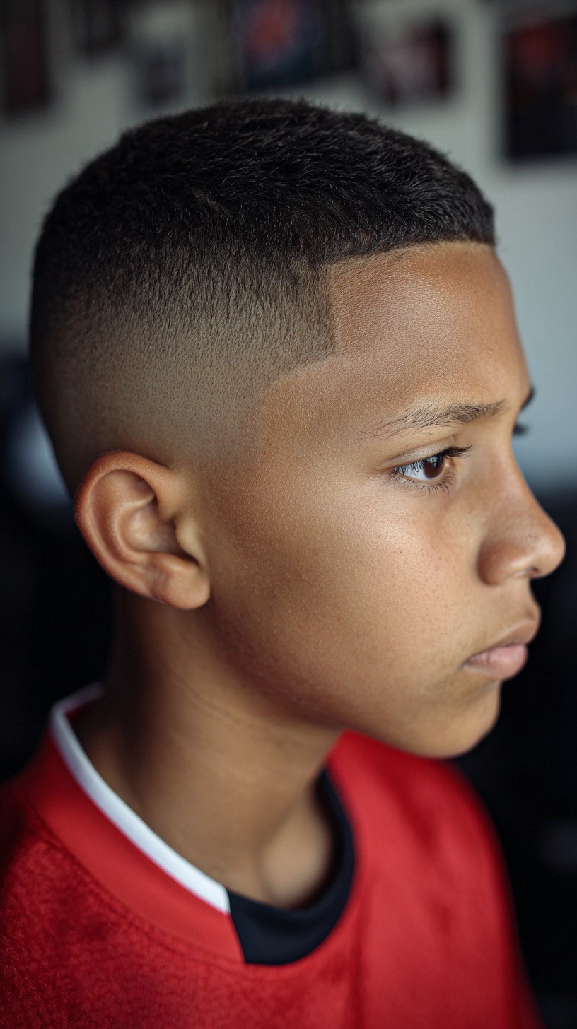 Sharp Clean Fade with Precision Detailing