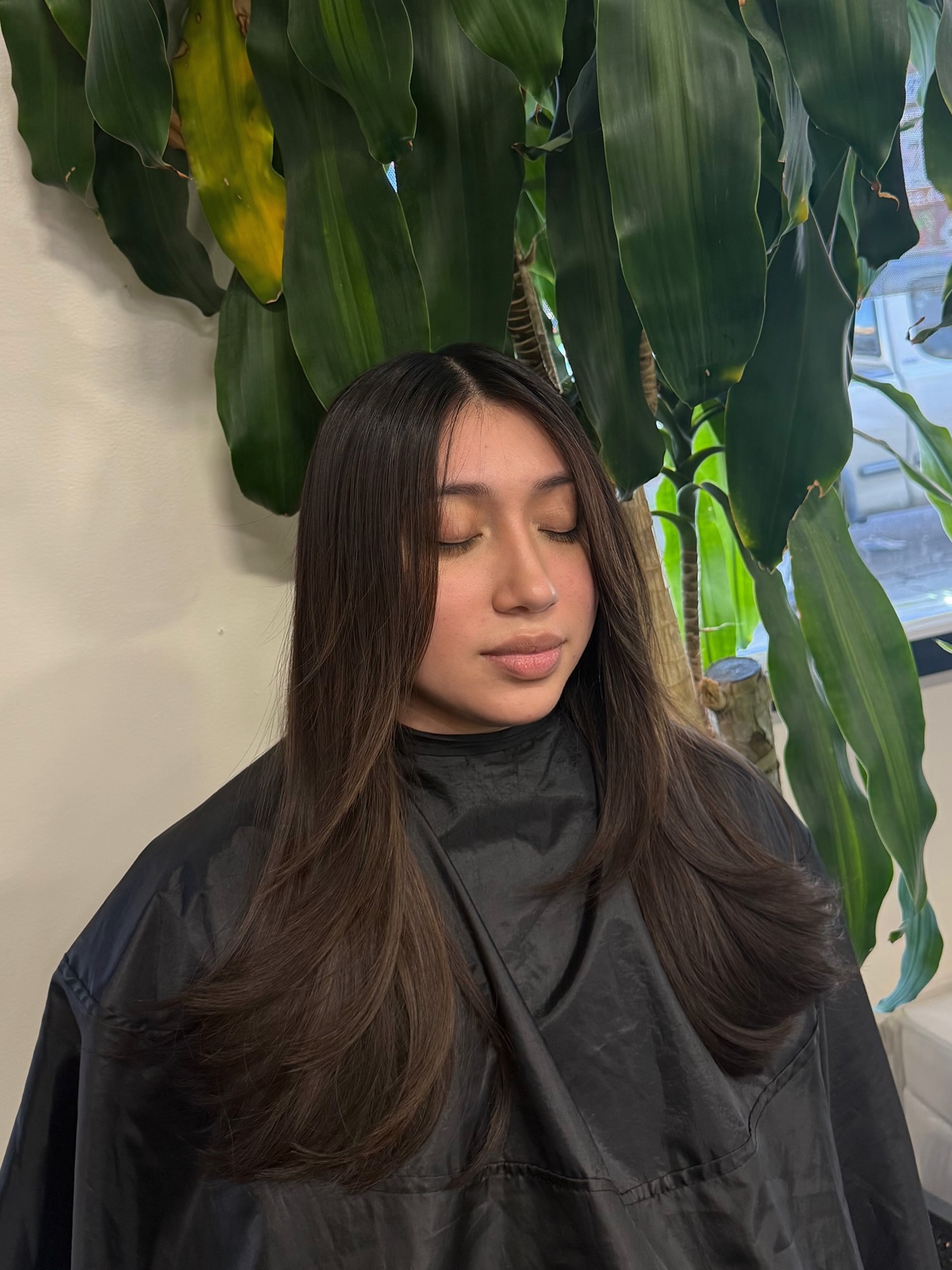 Soft Chestnut Layers with Natural Flow