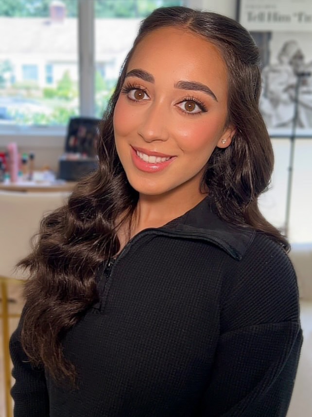 Subtle Dark Ombre with Luscious Curls