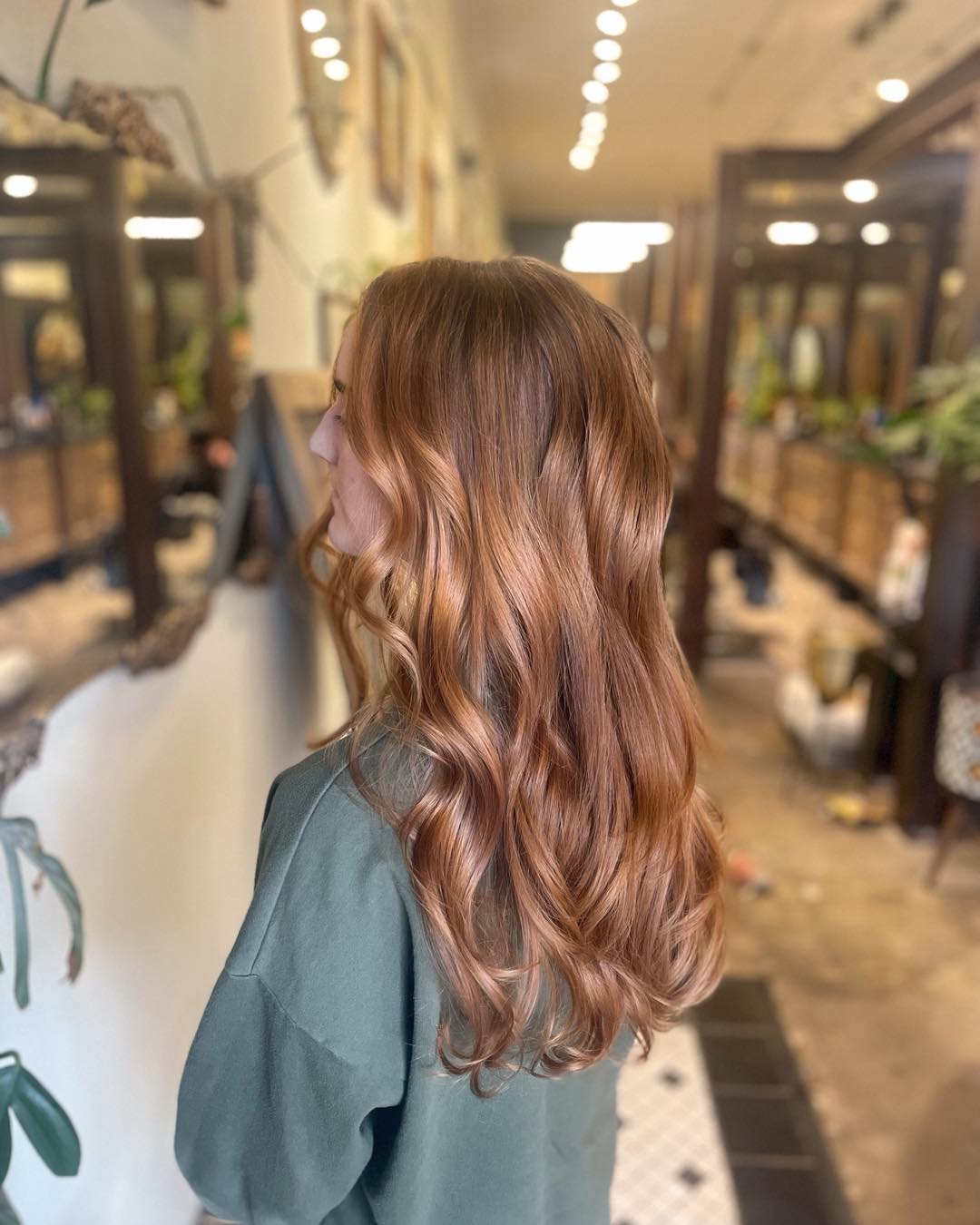 Captivating Light Auburn S-Waves with Subtle Layering